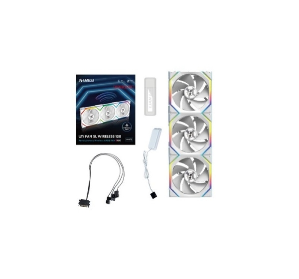 Lian Li UNI FAN SL Wireless 120 Reverse Blade Computer case 12 cm White 3 pc(s)