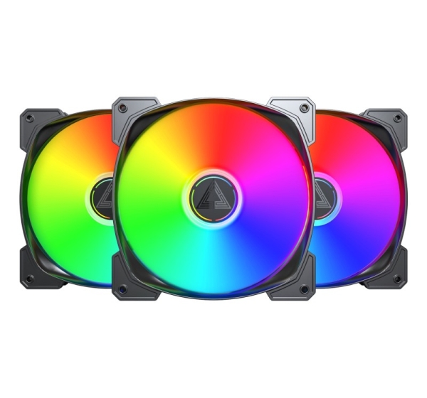 Montech HP140 ARGB PWM Computer case Fan 14 cm White 3 pc(s)