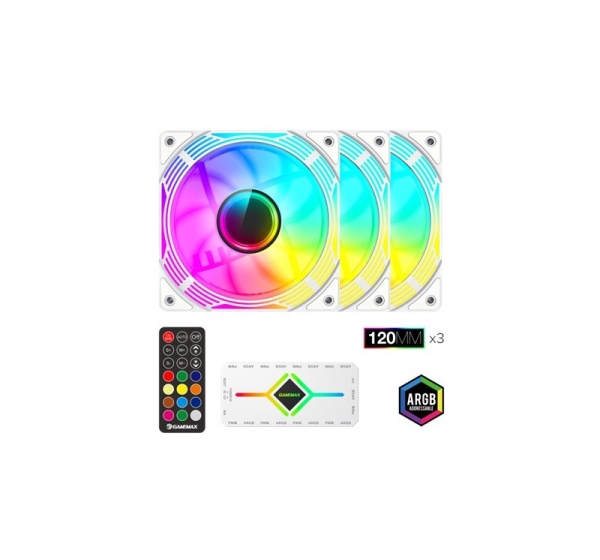 Gamemax Case Fan | KF300 WH | White