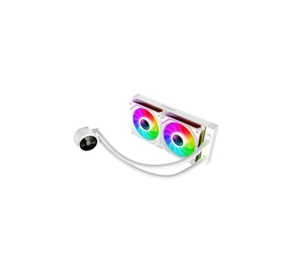 Gamemax CPU Liquid Cooler | ICEBURG 240 DIGITAL WH | White