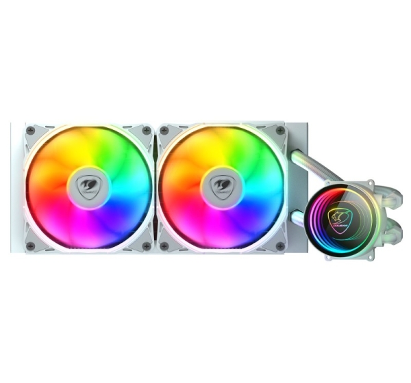 COUGAR CPU Water Cooling, Poseidon Elite 240, ARGB White