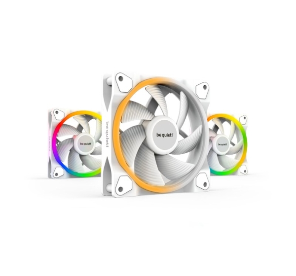 be quiet! Light Wings ARGB PWM Fan, Triple Pack - 120mm, white