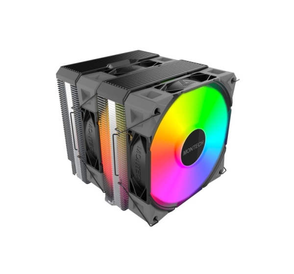 Montech NX600 ARGB Processor Air cooler 12 cm Black 1 pc(s)