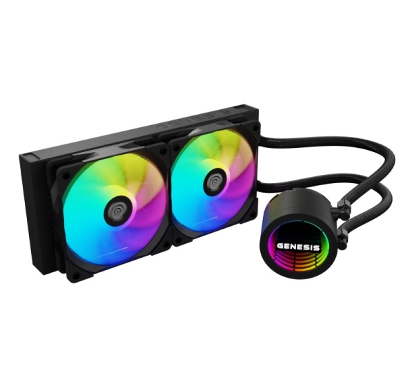GENESIS Hydria 240 ARGB Processor All-in-one liquid cooler Black