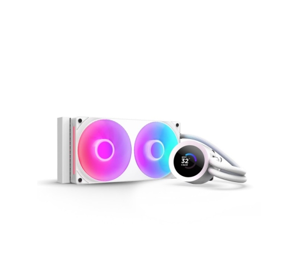 NZXT Kraken Plus RGB 240 Processor All-in-one liquid cooler 12 cm White