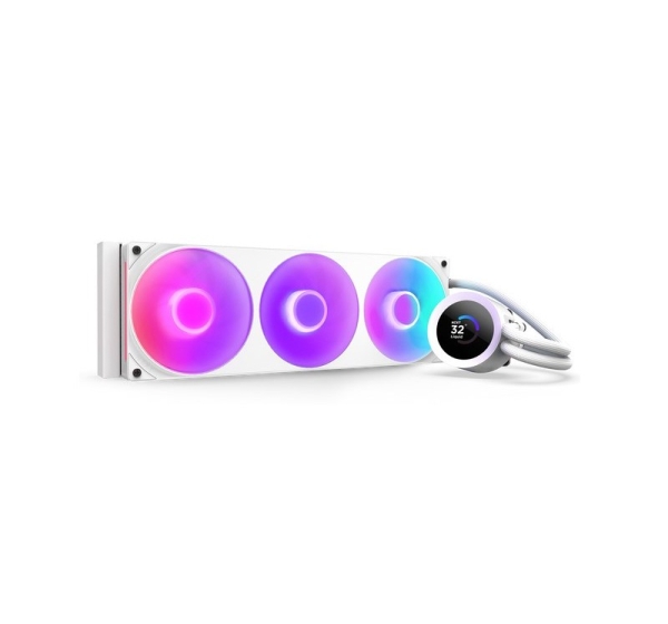 NZXT Kraken Plus 360 RGB Processor All-in-one liquid cooler White 1 pc(s)