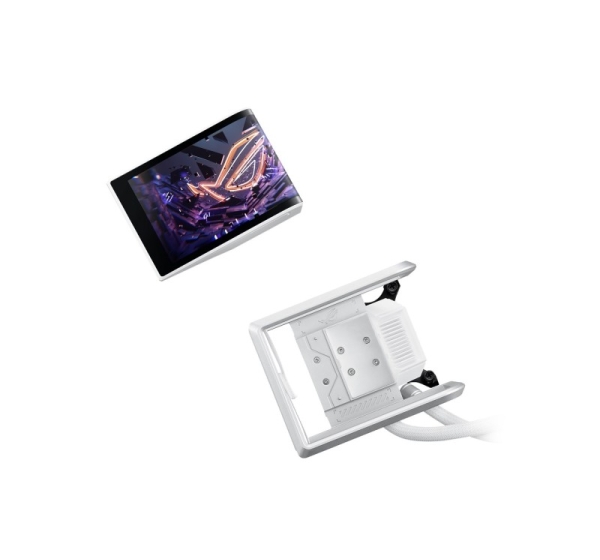 Asus ROG RYUO IV 360 ARGB Wht - all-in-one water cooling, 12 cm (white)