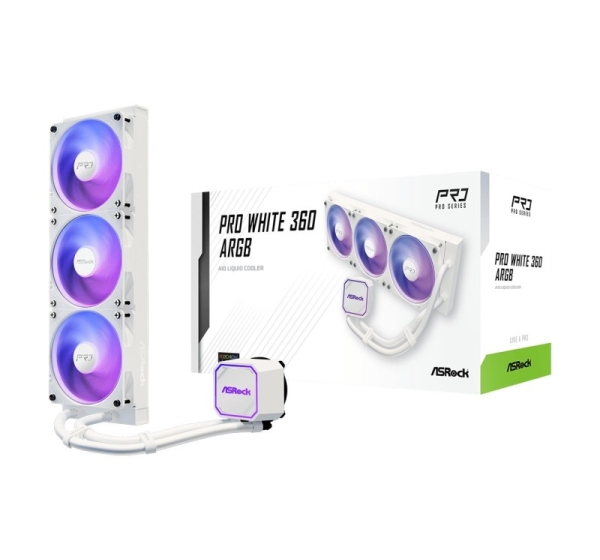 ASRock Pro White 360 ARGB Cooling