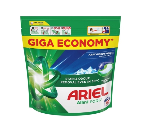 ARIEL MS LAUNDRY CAPSULES 70PCS