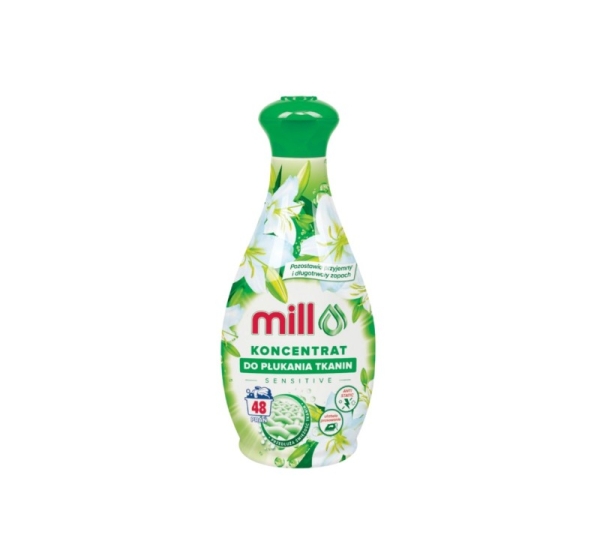 MILL Fabric softener concentrate SENSITIVE 1.3 l, 48 rinses