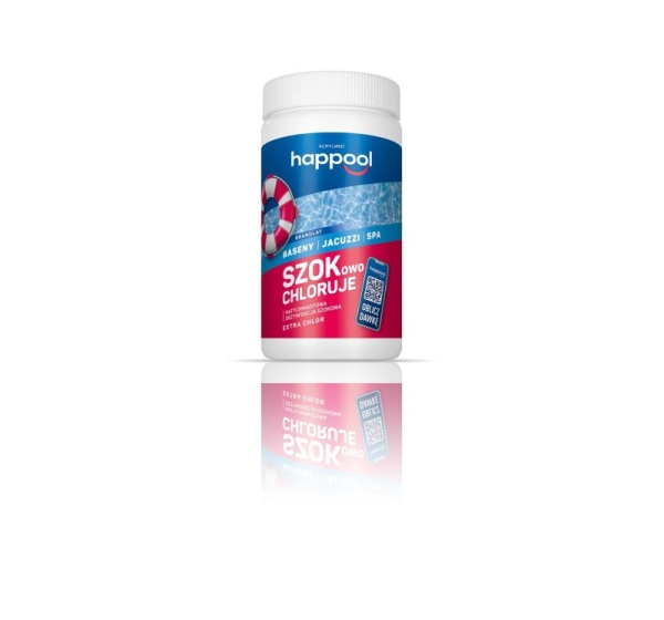 Acrylmed EXTRA CHLOR Granules for controlling algae, fungi and bacteria in swimming pools, 1 kg