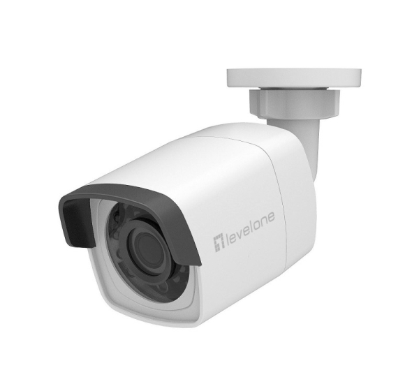 LevelOne GEMINI Fixed IP Network Camera, 4-Megapixel, IR LEDs, 802.3af PoE, Indoor/Outdoor