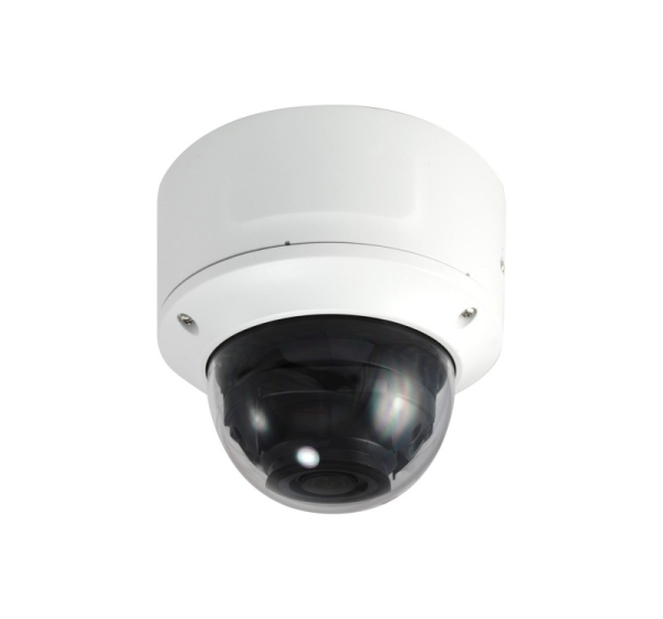 LevelOne GEMINI Zoom Dome IP Network Camera, 2-Megapixel, H.265, 4.3X Optical Zoom, two-way audio, IR LEDs, 802.3af PoE, Vandalproof, Indoor/Outdoor