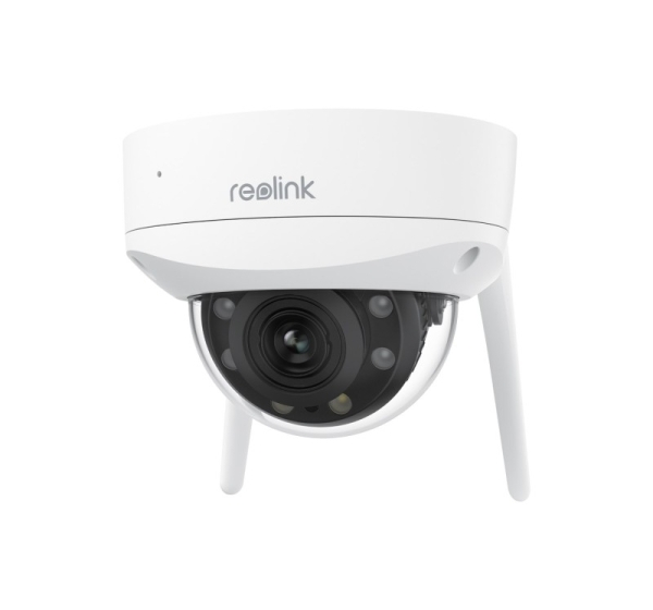 Reolink W437 - 4K Wi-Fi 6 Security Camera, IK10 Vandal-Proof, 5X Optical Zoom, 2.4/5 GHz Wi-Fi, Color Night Vision