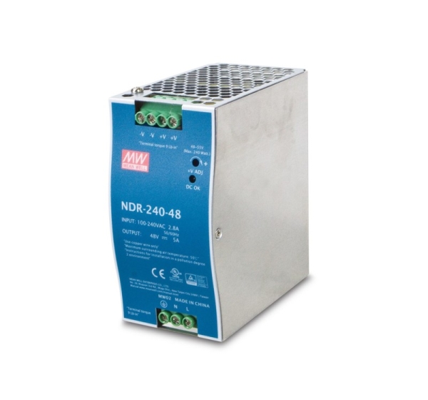 PLANET PWR-240-48 power supply unit 240 W Blue, Grey