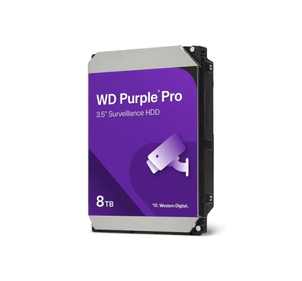 Western Digital Purple Pro Smart Video HDD 8TB internal hard drive 7200 RPM 3.5" Serial ATA