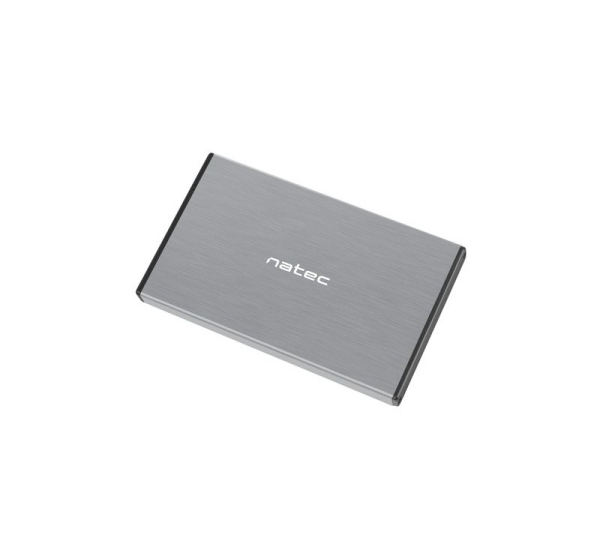 NATEC HDD ENCLOSURE RHINO GO (USB 3.0, 2.5", GREY)