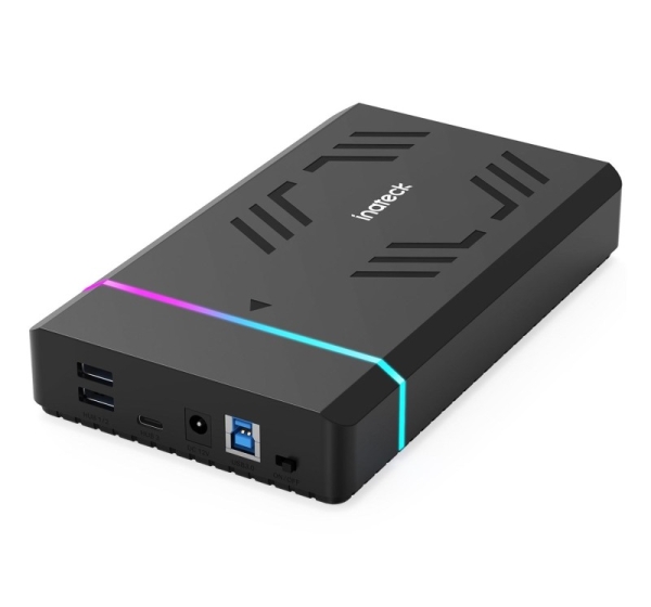 Inateck FE3003 HDD/SSD enclosure Black 2.5/3.5"