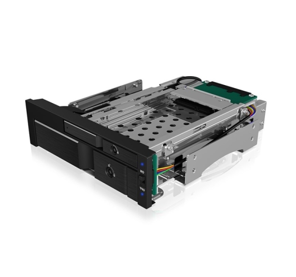 ICY BOX IB-173SSK 13.3 cm (5.25") Storage drive tray Black
