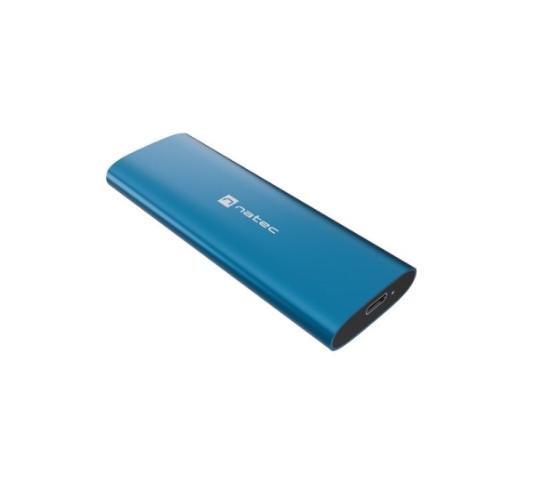 NATEC RHINO M.2 NVME LITE EXTERNAL SSD ENCLOSURE USB-C 3.2 GEN 2 HORIZON BLUE