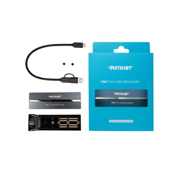 SSD enclosure PATRIOT MEMORY TXD M.2 NVME 1.3 up to 8TB (PV810UPNGM) Grey