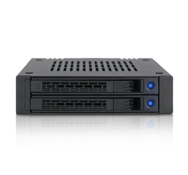 Icy Dock MB742SP-B drive bay panel Black