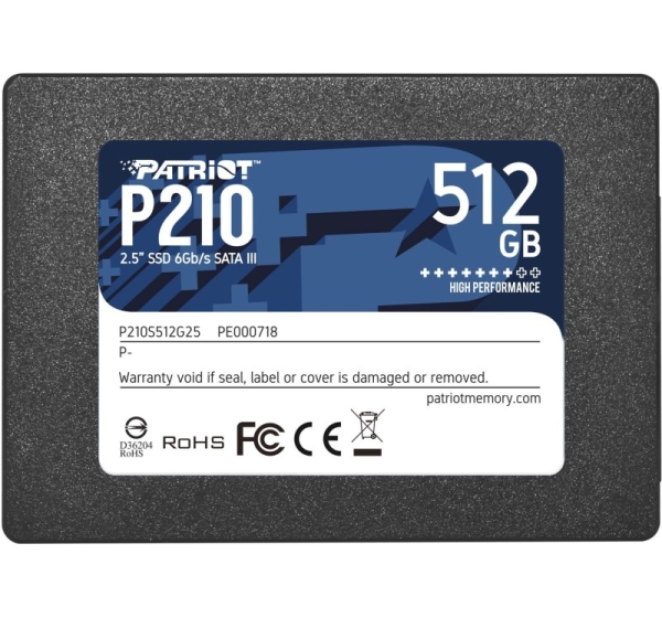 Patriot Memory P210 2.5" 512 GB Serial ATA III