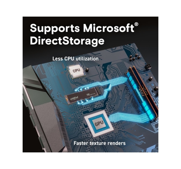Crucial SSD T500 2TB PCie 4.0 NVMe