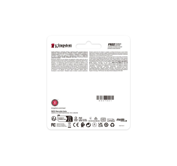 Kingston Technology 2000G NV3 M.2 2230 NVMe SSD