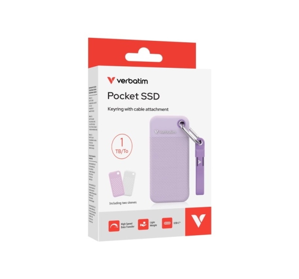 SSD 1TB Verbatim Pocket with two cases
