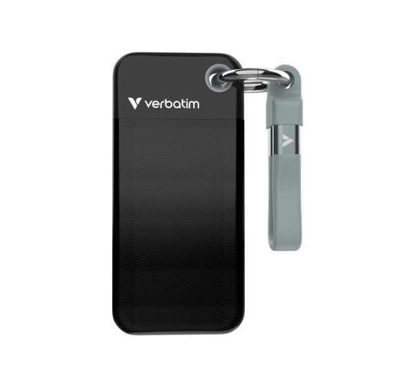 Verbatim Pocket SSD USB 3.2 Gen 2 2TB Black/Grey