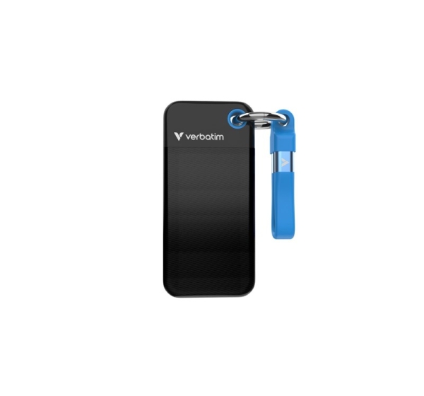 Verbatim Pocket SSD USB 3.2 Gen 2 1TB Black/Blue