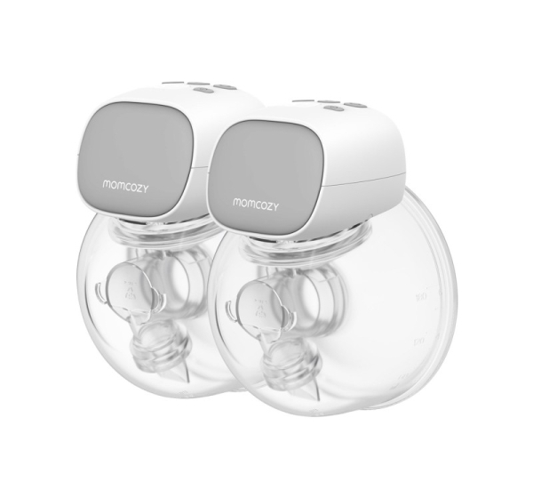 MOMCOZY S9 Pro – sacaleches portátil, gris, juego doble, 180 ml