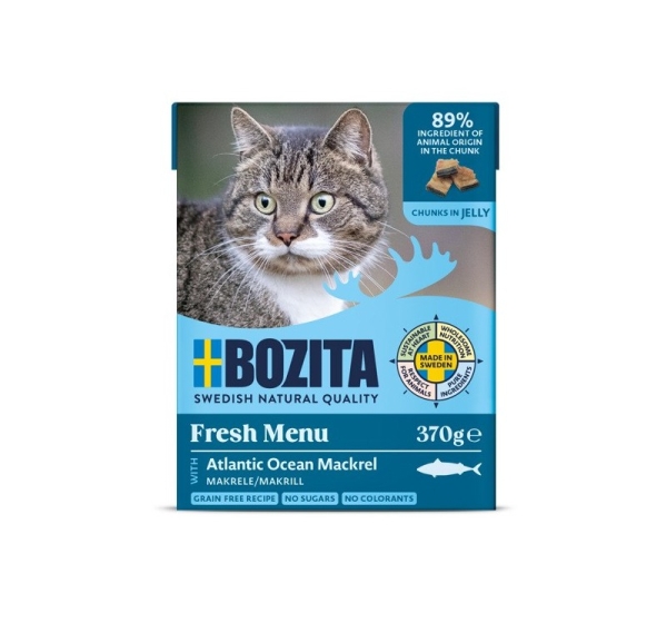 Bozita WITH MACKEREL – CHUNKS IN JELLY