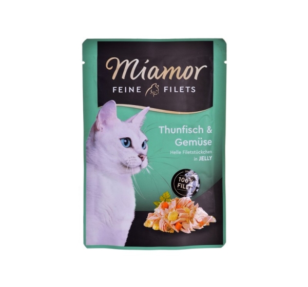 Miamor cats moist food Tuna with vegetables 100 g