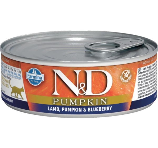 Farmina N&D Cat Lamb & Pumpkin & Blueberry 70g