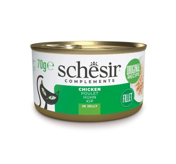 SCHESIR Chicken in jelly - wet cat food - 70g