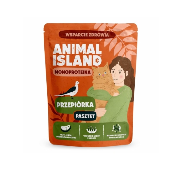 ANIMAL ISLAND Mono Quail - wet cat food - 100g