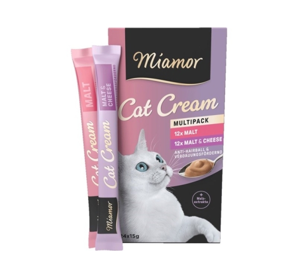 MIAMOR Cat Cream Malt - cat treats - 24x15g