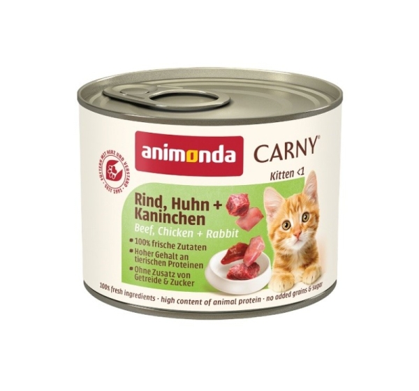 animonda Carny BEEF, CHICKEN + RABBIT 200 g
