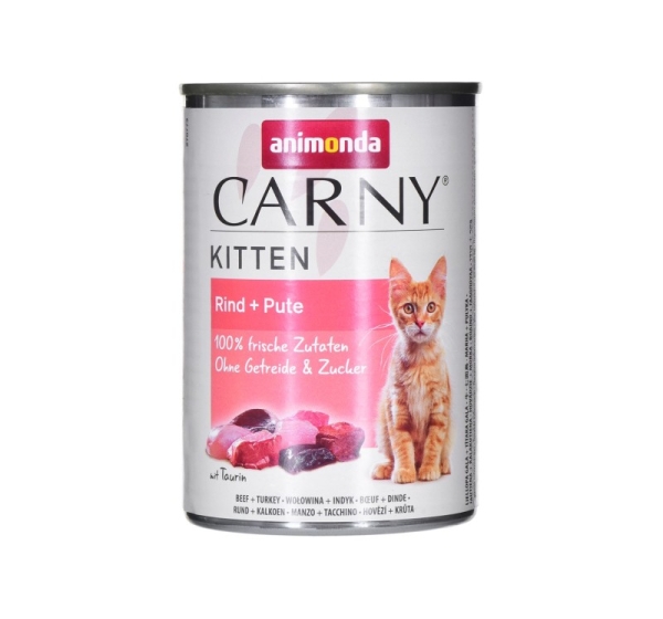 ANIMONDA Carny Kitten Beef Turkey - wet cat food - 400 g