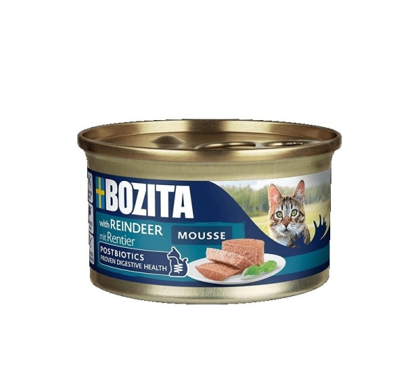 BOZITA Mousse Reindeer - wet cat food - 85g