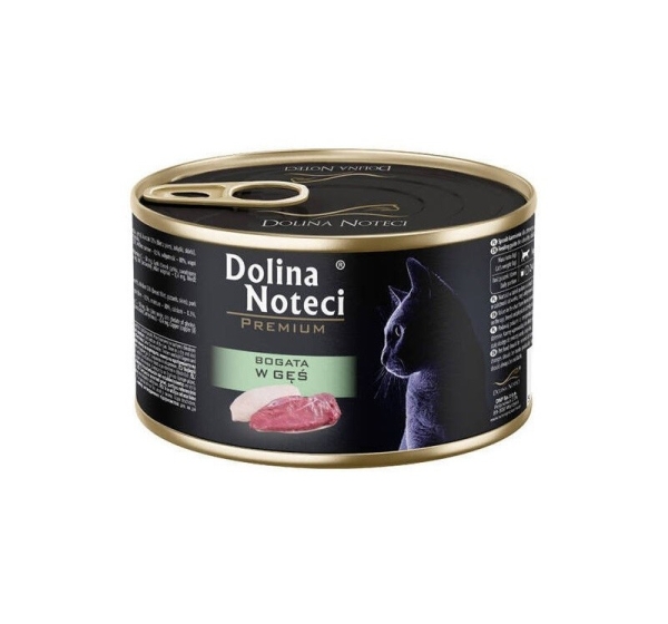 DOLINA NOTECI Premium Rich in goose - wet cat food - 185g