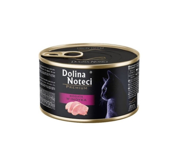 DOLINA NOTECI Premium Rich in turkey - wet cat food - 185g