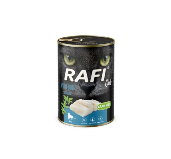 RAFI Cat Adult with cod - wet cat food - 400g