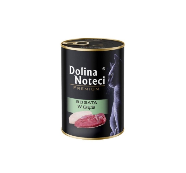 DOLINA NOTECI Premium Rich in goose - wet cat food - 400g