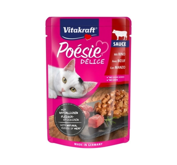 VITAKRAFT POESIE DELICE beef - wet cat food - 85 g