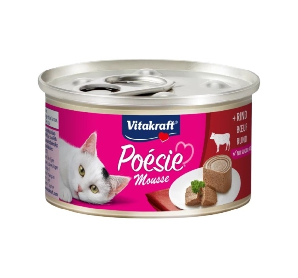 VITAKRAFT Poésie Mousse Beef - wet cat food - 85g