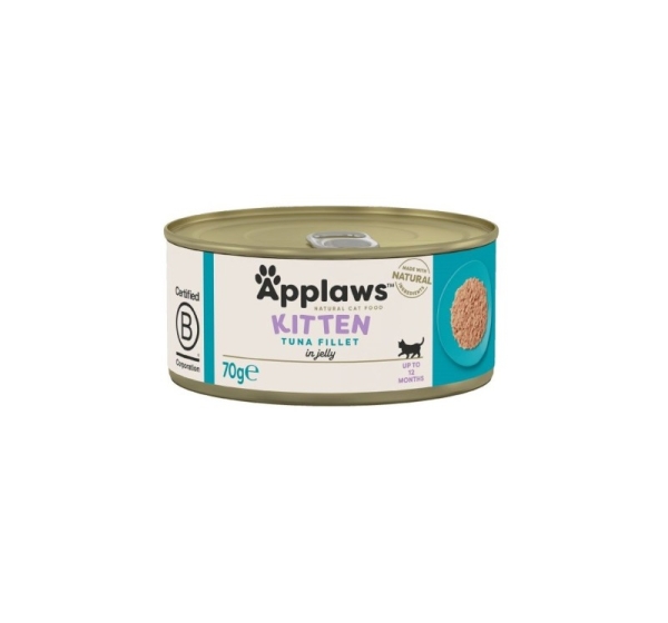 APPLAWS Kitten Tuna fillet in jelly - wet cat food - 70g