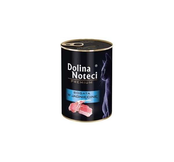 Dolina Noteci Premium rich in lamb - wet cat food - 400g